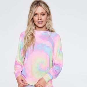 VS PINK COZY SLOUCHY CREW XS